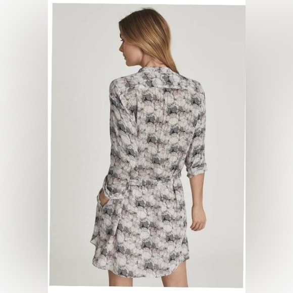 Reiss ‘Alice’ Abstract Print Dress - Picture 9 of 10